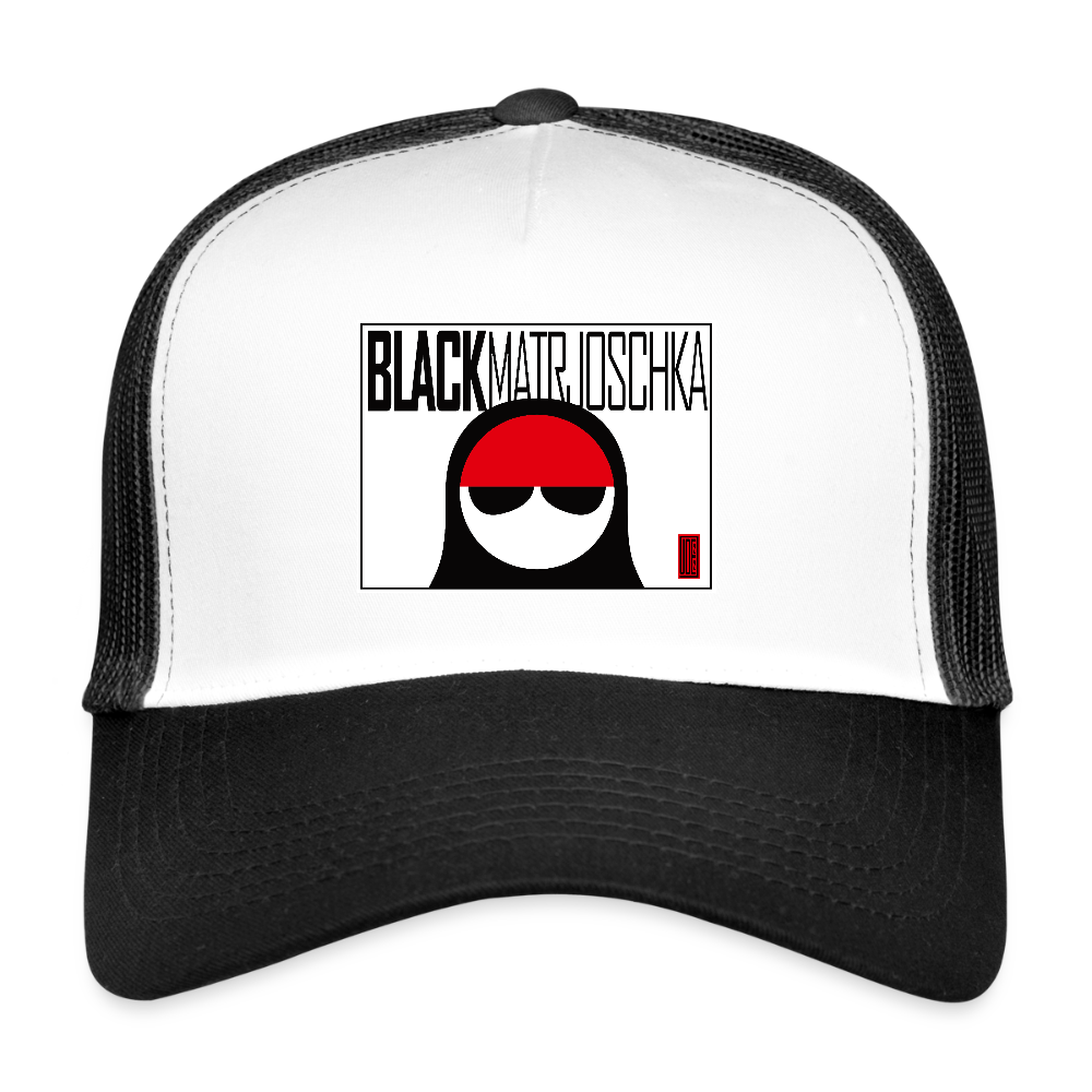 Trucker Cap - white/black