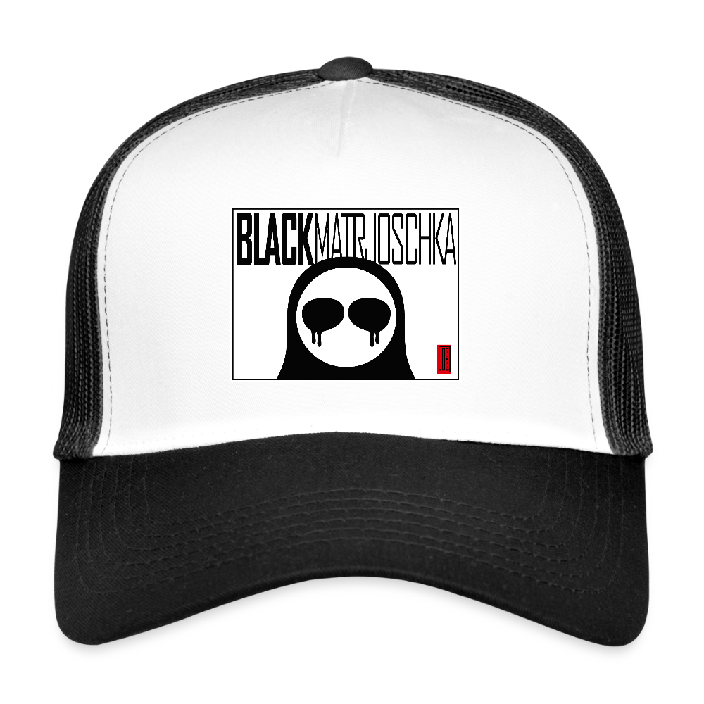 Trucker Cap - white/black