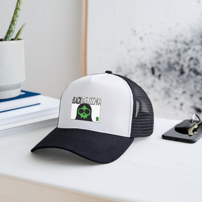 Zombie Trucker Cap - white/black